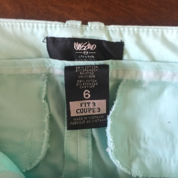 Mossimo | Mint Green Stretch Extensible Shorts 6 - Picture 3 of 3